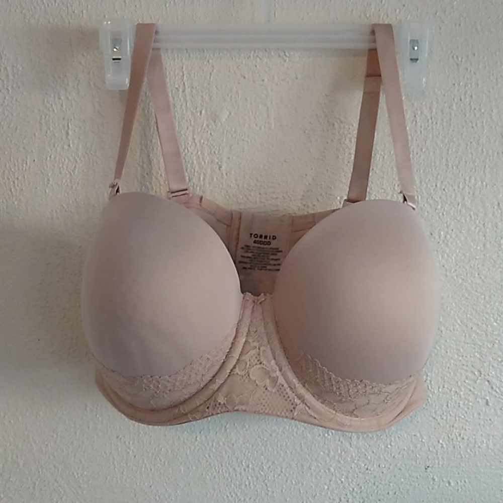 Torrid bra with removable straps